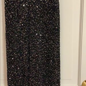 Sequin black dress